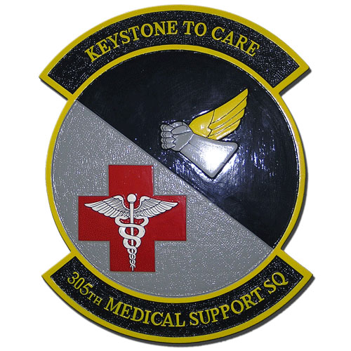 305th Medical Support Squadron Emblem