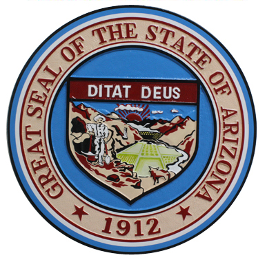 State of Arizona Seal Plaque