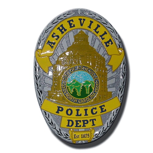 Asheville NC Police Dept Badge Plaque