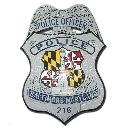 Baltimore Police Officer  Badge Plaque