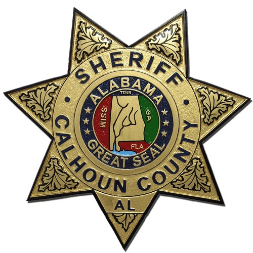 Calhoun County AL Sheriff Badge Plaque