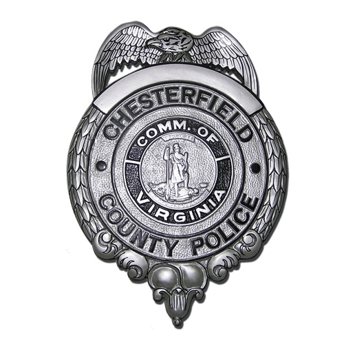 Chesterfield County Police Badge Plaque