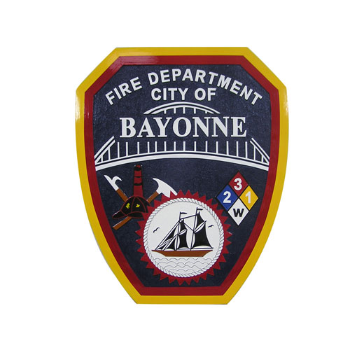 City of Bayonne Fire Dept Emblem