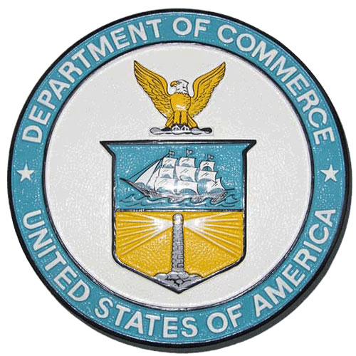 US Department of Commerce Seal / Podium Plaque