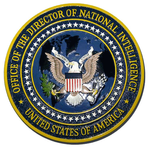 Director of National Intelligence ODNI Seal / Podium Plaque