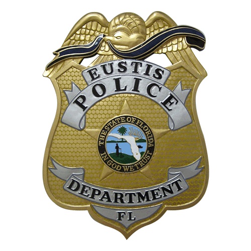 Eustis FL Police Dept Badge Plaque