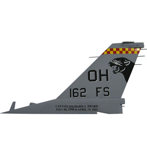 F16 OH 162FS Tail Flash Wall Plaque