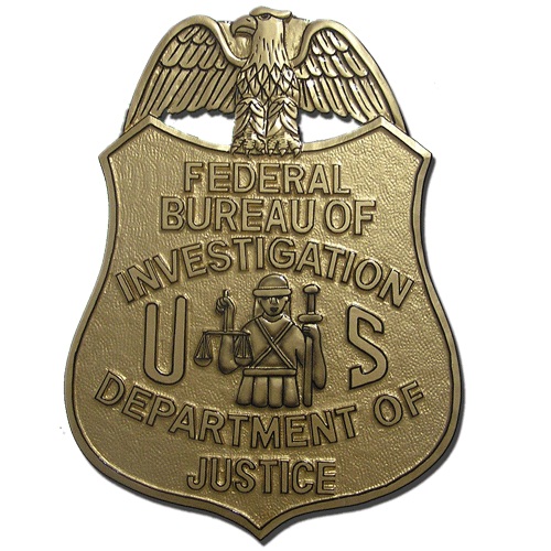 FBI Badge Plaque
