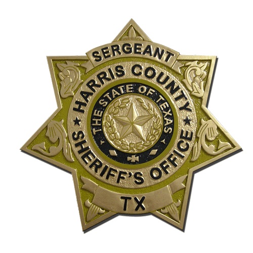 Harris County Sheriffs Office TX Badge Plaque