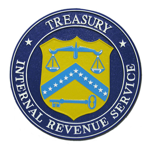 Internal Revenue Service IRS Seal Plaque