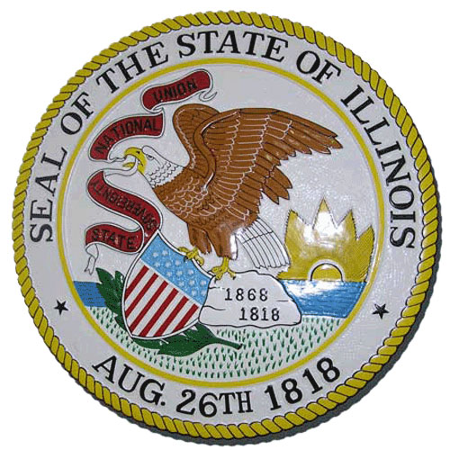 Illinois State Seal Plaque