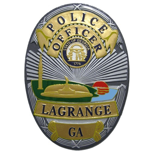 Lagrange GA Police Officer Badge Plaque