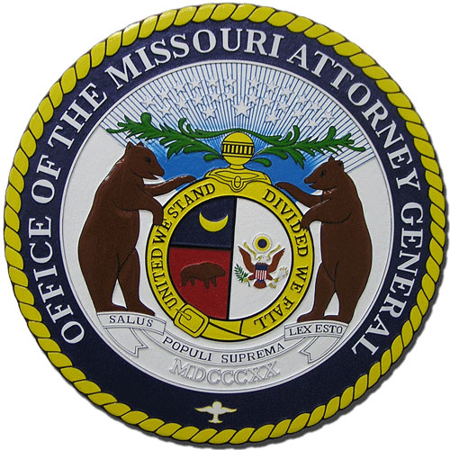 Missouri Attorney General Seal Plaque