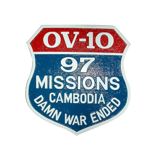 OV-10 Mission Patch Plaque