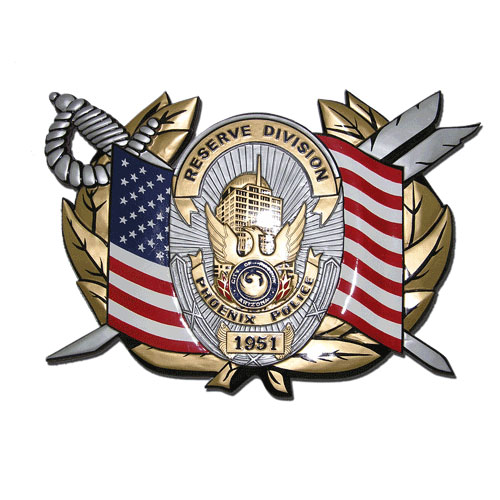 Reserve Division Phoenix Police Emblem