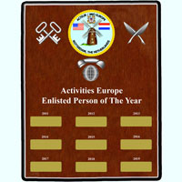 Sailor Of The Year Plaque