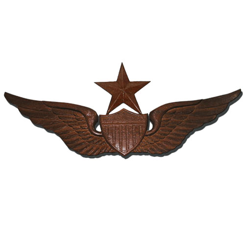 US Army Senior Pilot Wings Insignia Plaque