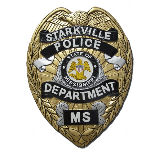 Starkville MS Police Department Badge Plaque