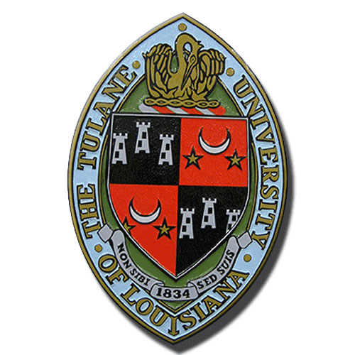 The Tulane University of Louisiana Emblem