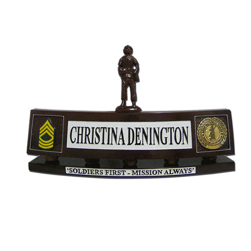 US Army National Guard Desk Nameplate