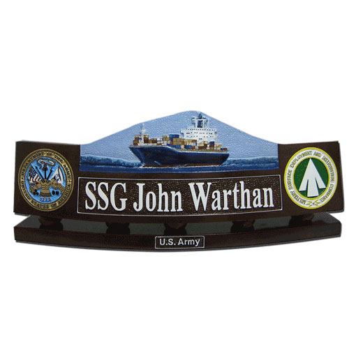 US Army SDDC Desk Nameplate