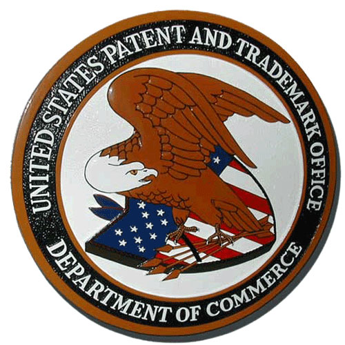 US Patent and Trademark Office Seal / Podium Plaque