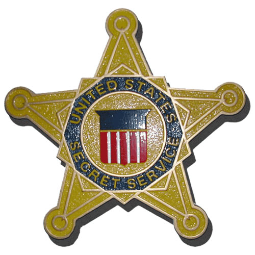 U.S. Secret Service Star / Podium Plaque