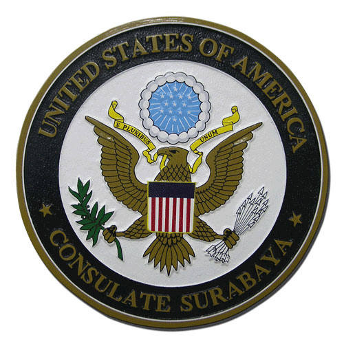 US Surabaya Consulate Seal