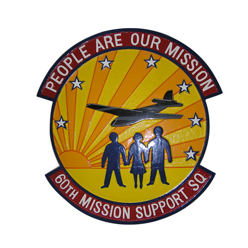 USAF 60th Mission Support SQ Emblem