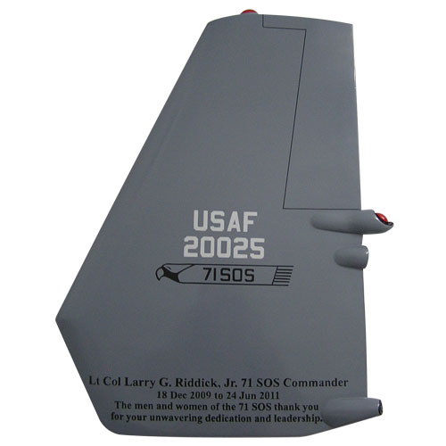 USAF CV-22 Osprey NM Tail Flash Wall Plaque