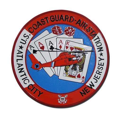 USCG Air Station Atlantic City Seal Plaque