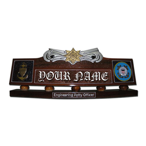 USCG Boat Force Operations Desk Nameplate
